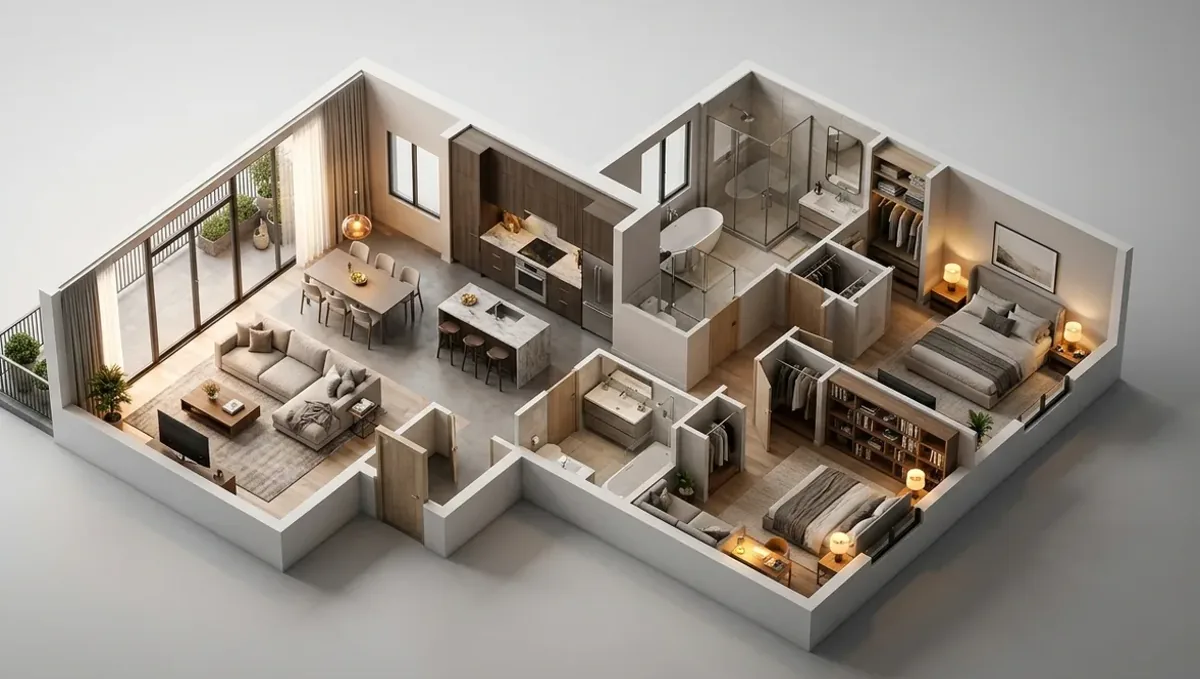 Architectural rendering illustration for: 3D Rendering to Answer a Lender's Questions