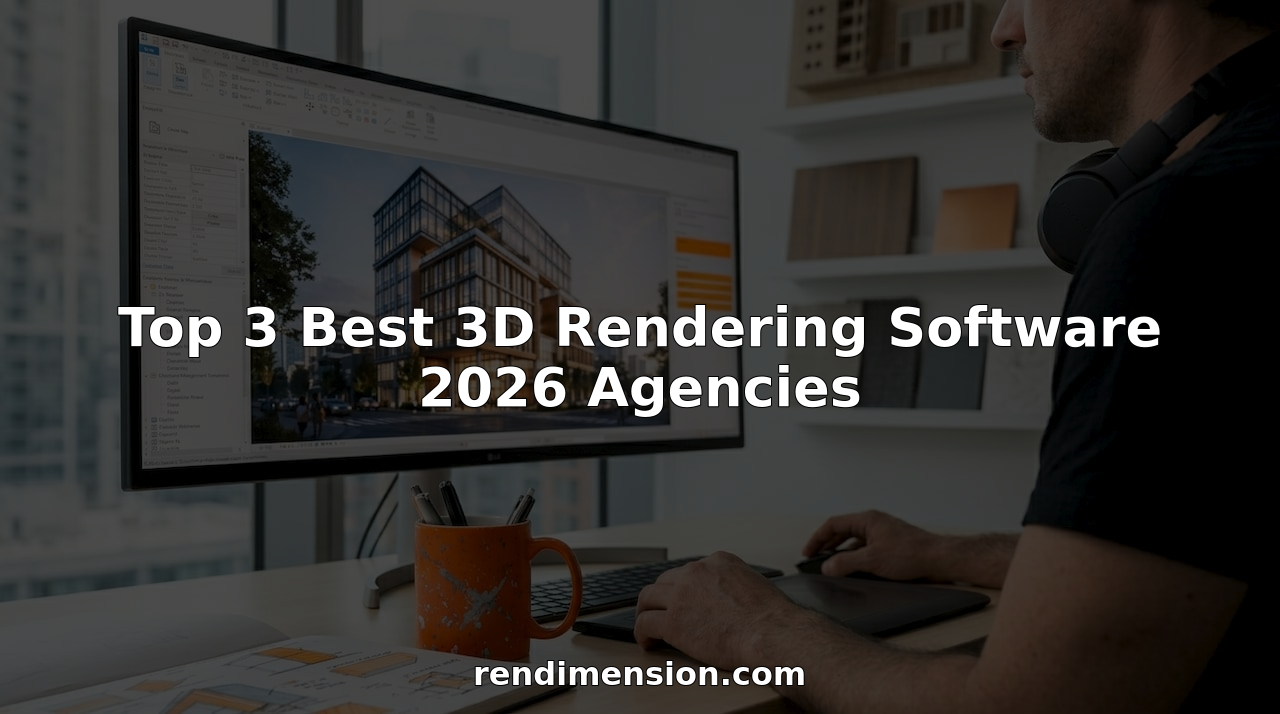 Top 3 Best 3D Rendering Software 2026 Agencies