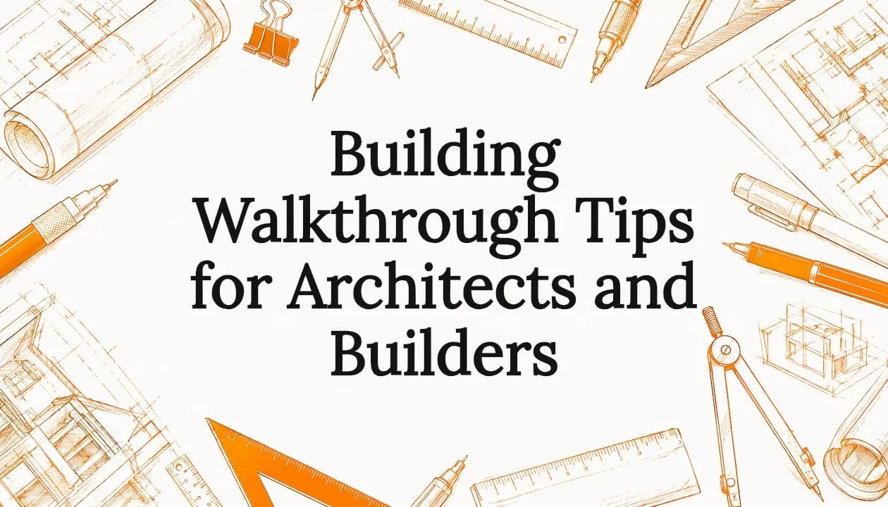 Building Walkthrough Tips for Architects and Builders