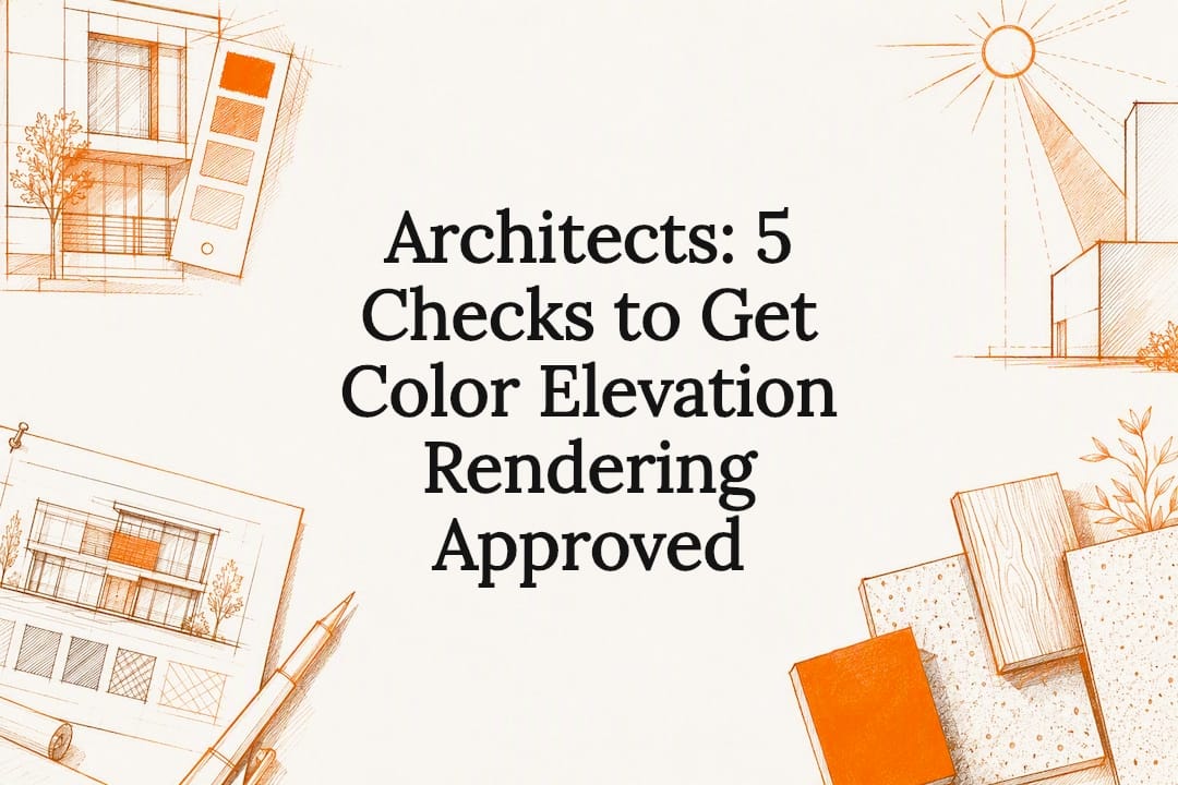 Architects: 5 Checks to Get Color Elevation Rendering Approved