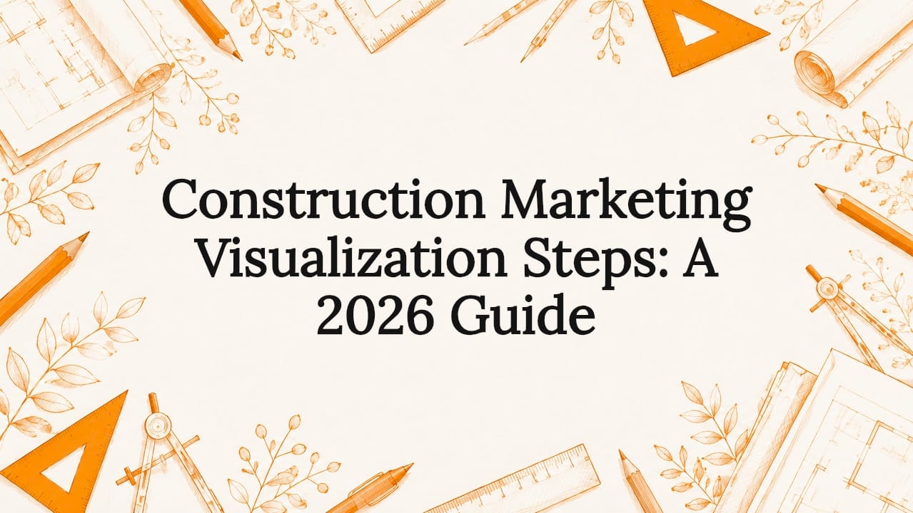 Construction Marketing Visualization Steps: A 2026 Guide