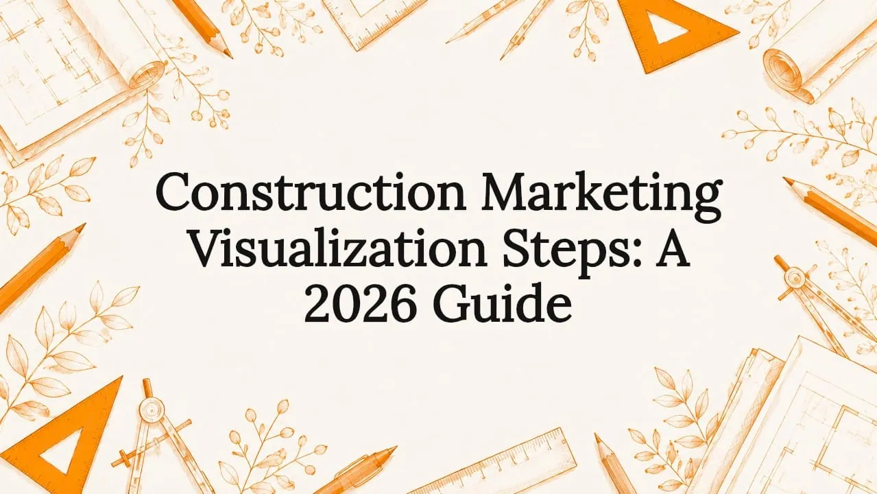 Construction Marketing Visualization Steps: A 2026 Guide