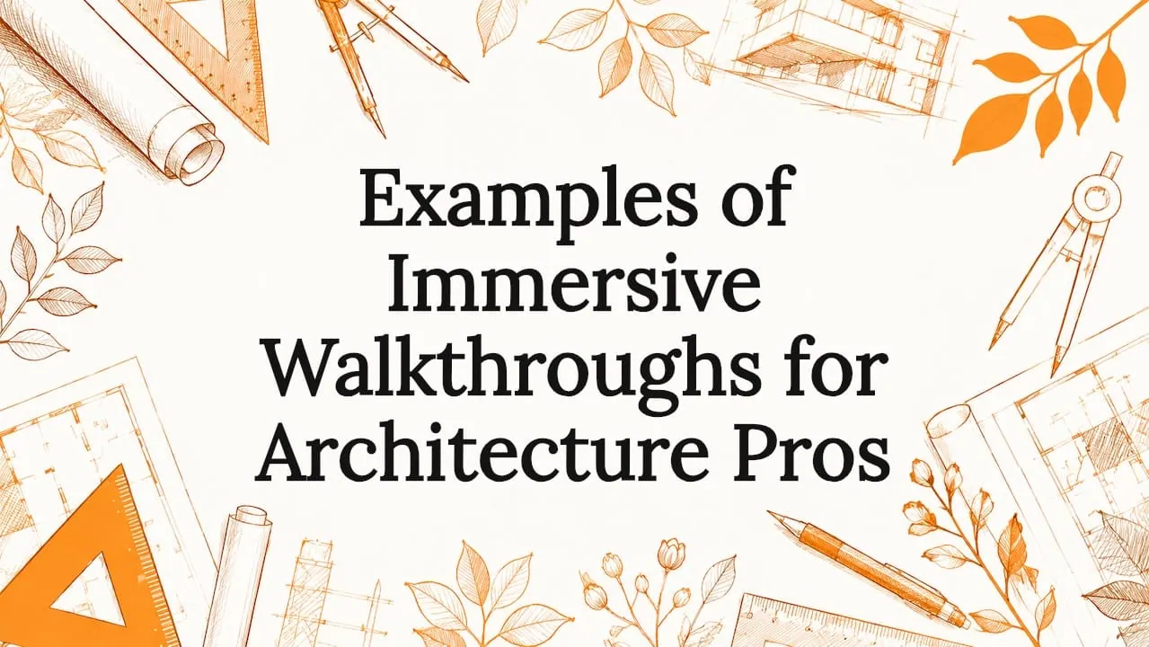 Immersive Walkthrough Examples for Architects
