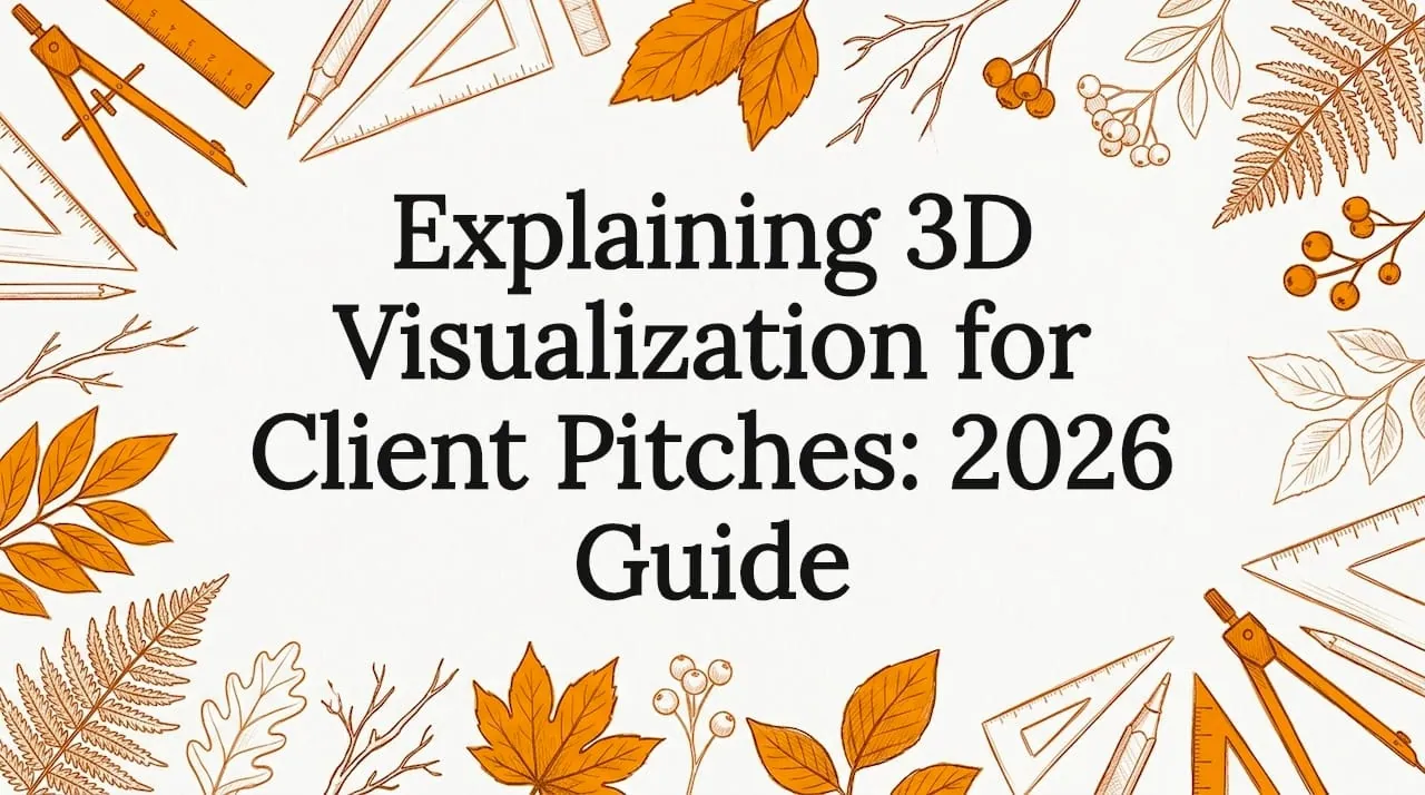 Explaining 3D Visualization for Client Pitches: 2026 Guide