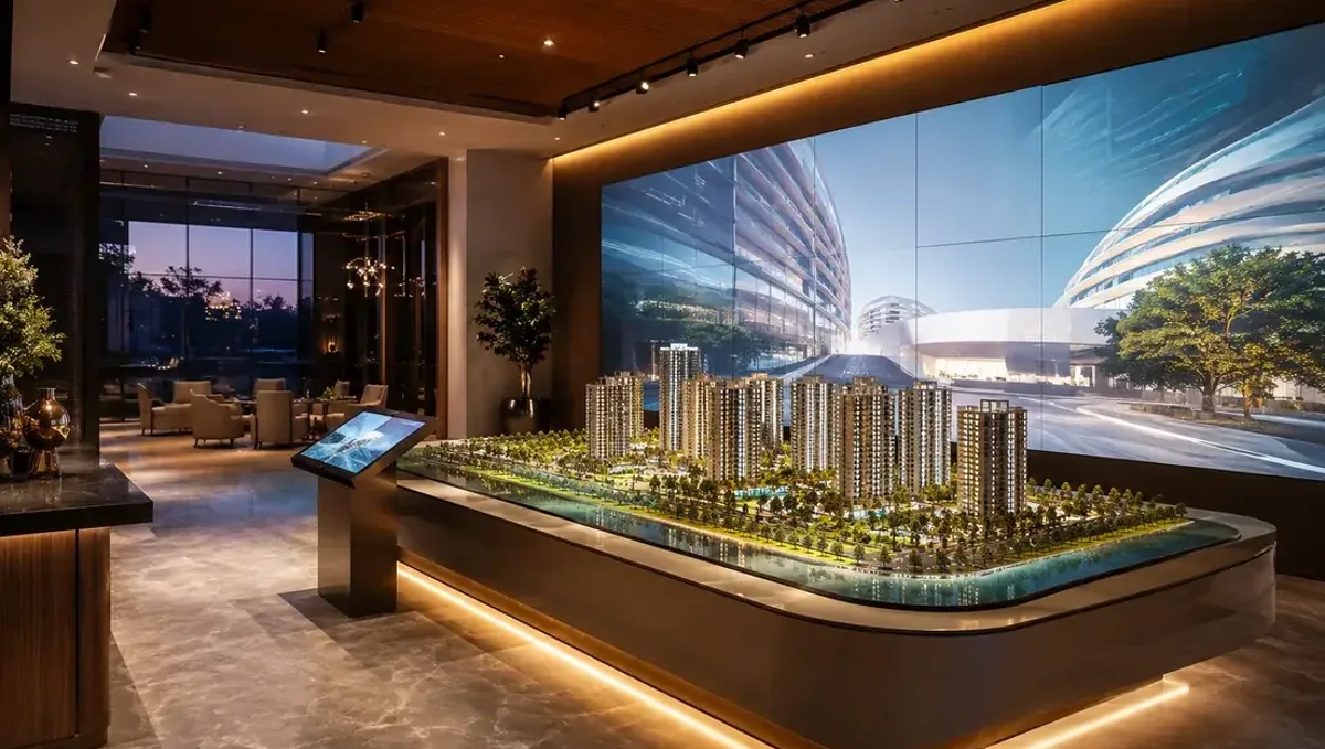 Architectural rendering illustration for: How a Real Estate Developer Specifies Finishes for a 3D Rendering
