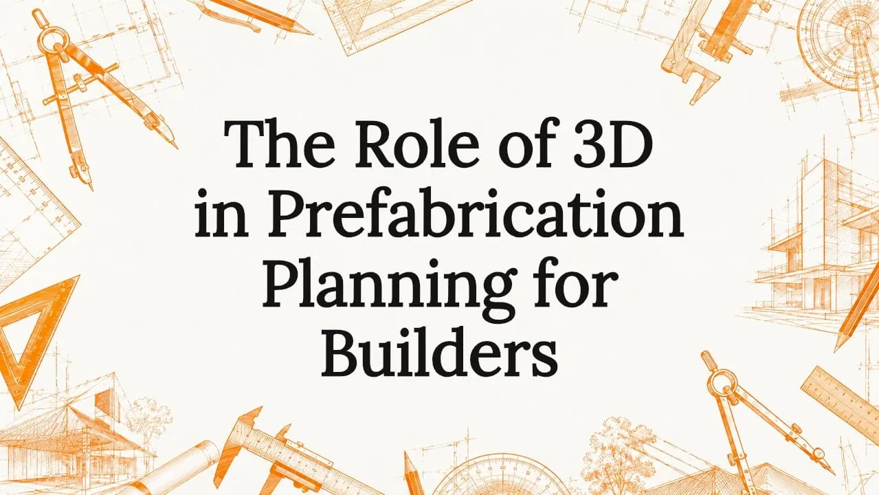 The Role of 3D in Prefabrication Planning for Builders
