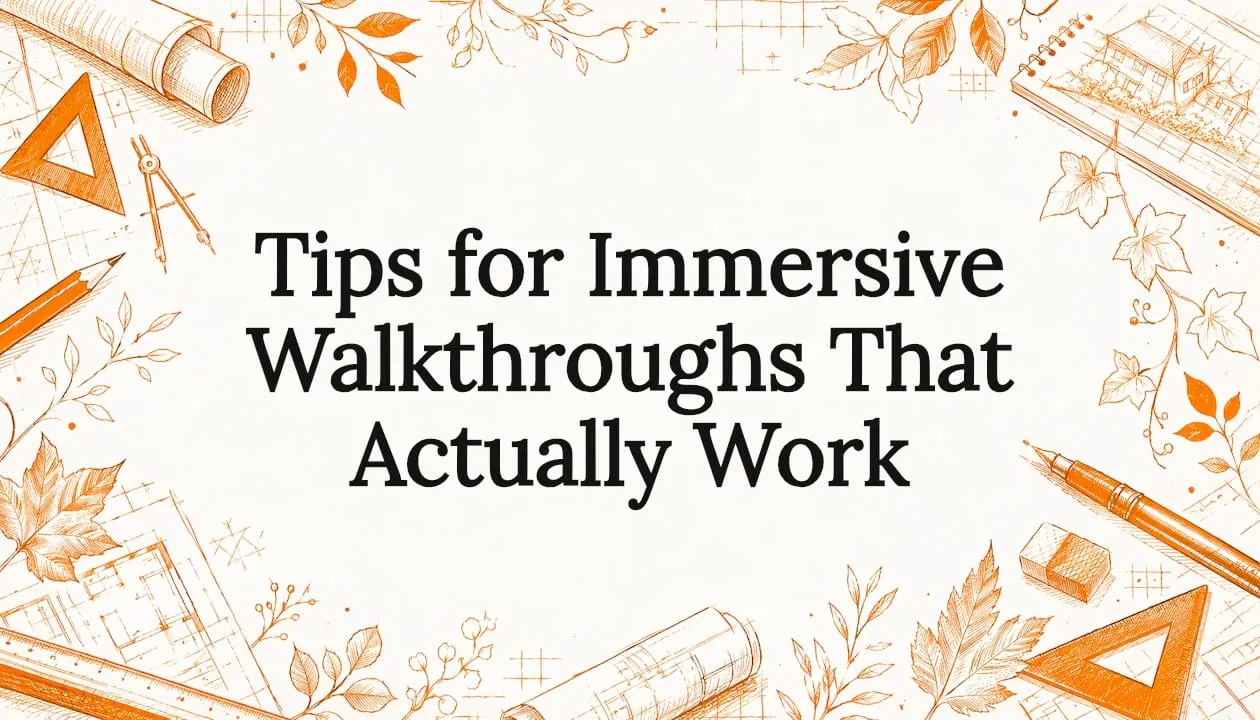 Tips for Immersive Walkthroughs That Actually Work