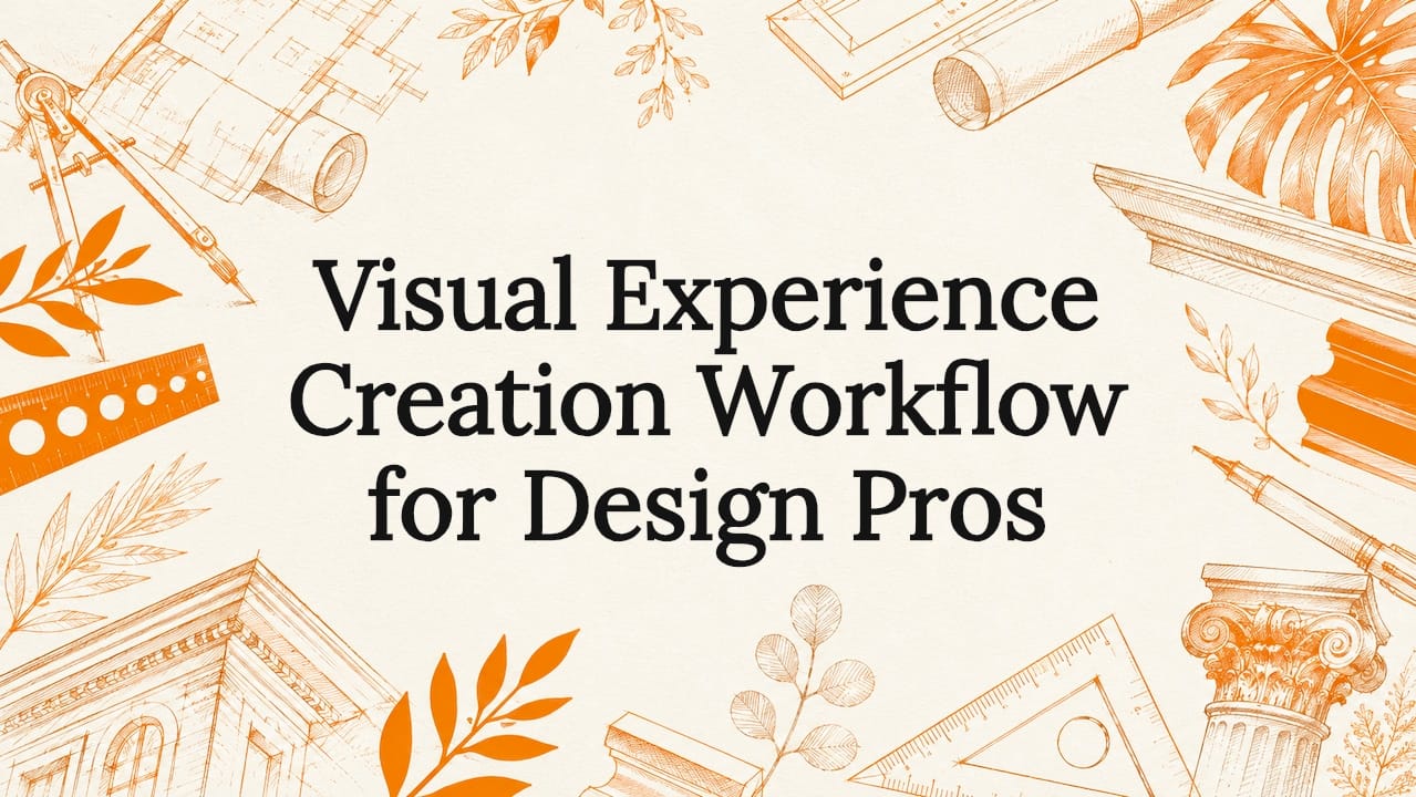 Visual Experience Creation Workflow for Design Pros
