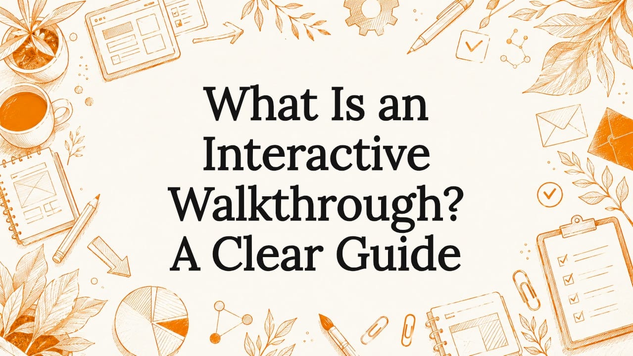 What Is an Interactive Walkthrough? A Clear Guide