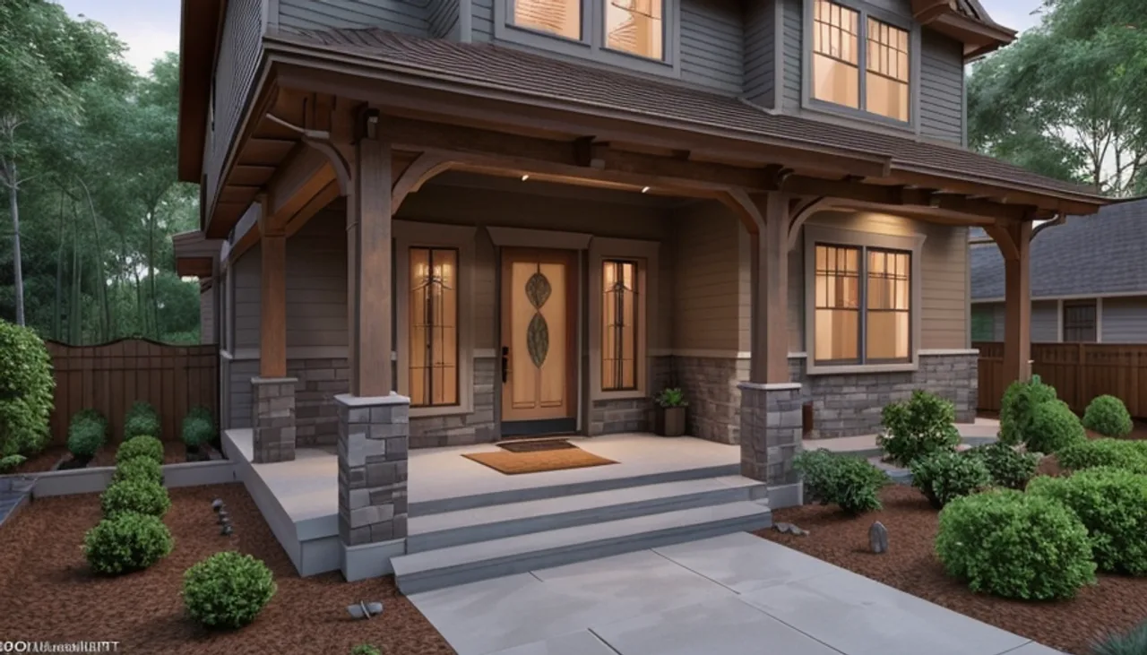 Rendimension concept render of a home addition in Apex, NC, transitional craftsman style.