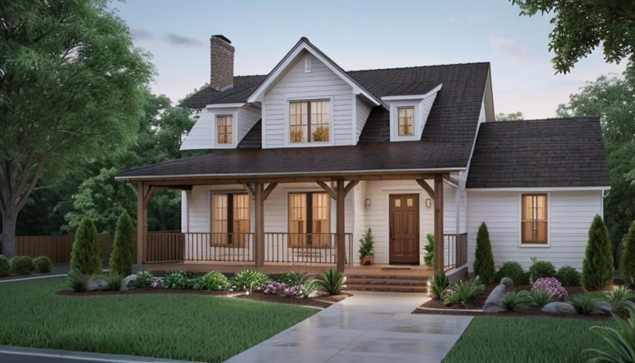 Rendimension concept render of a home addition in Belle Meade, TN, transitional farmhouse style.