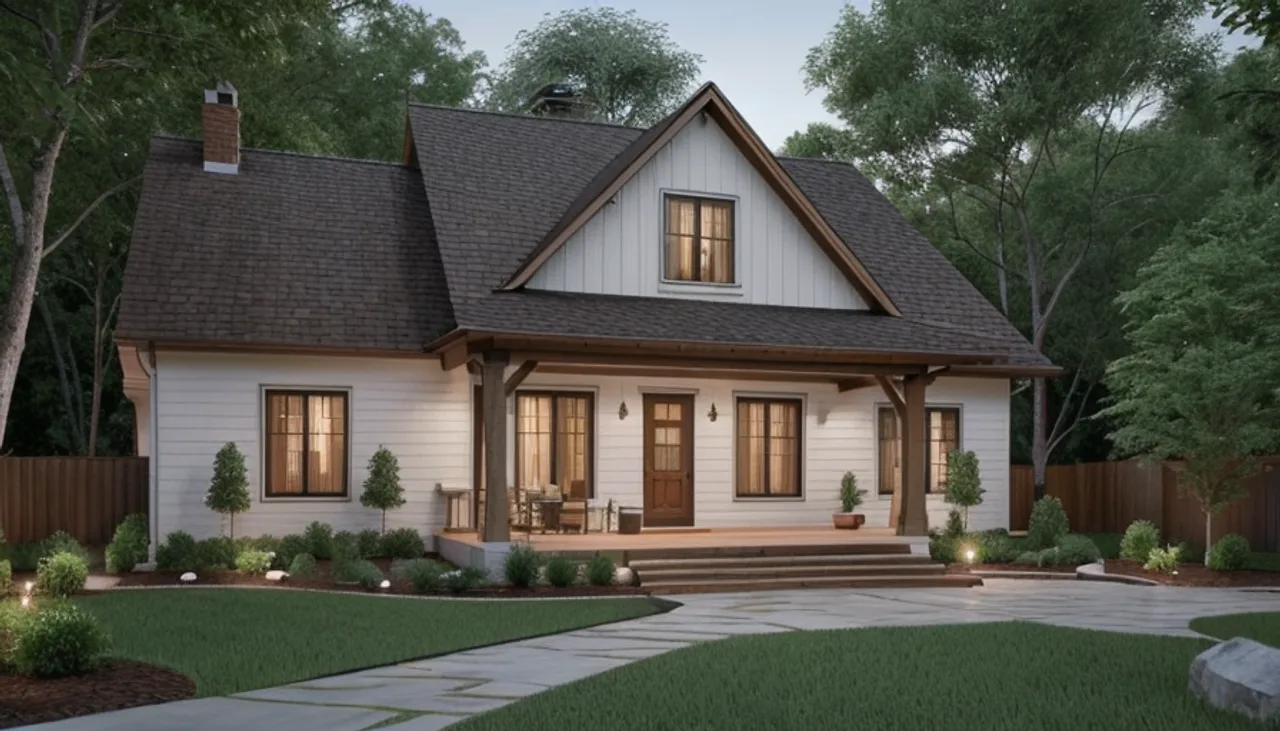 Rendimension concept render of a home addition in Forest Hills, TN, transitional farmhouse style.