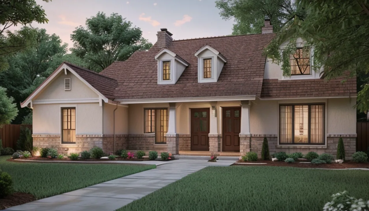 Rendimension concept render of a home addition in Raleigh-Durham, NC, transitional craftsman style.