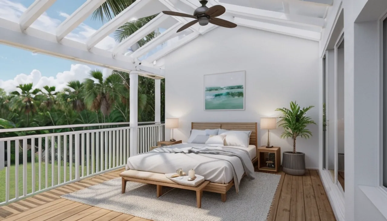 Rendimension concept render of a home addition in Tampa, FL, coastal contemporary style.