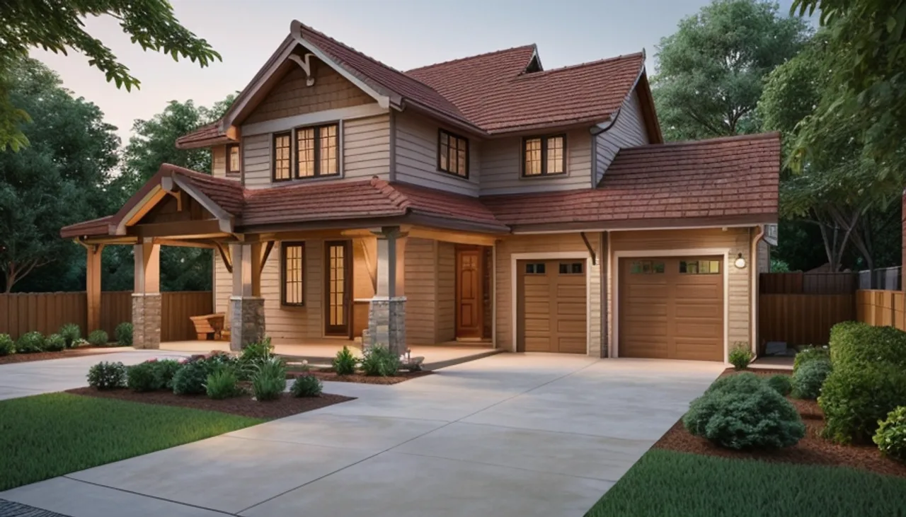 Rendimension concept render of a home addition in Weddington, NC, transitional craftsman style.