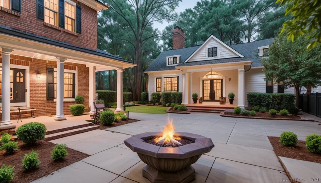 Rendimension concept render of a real estate listing in Atlanta, GA, traditional estate style.