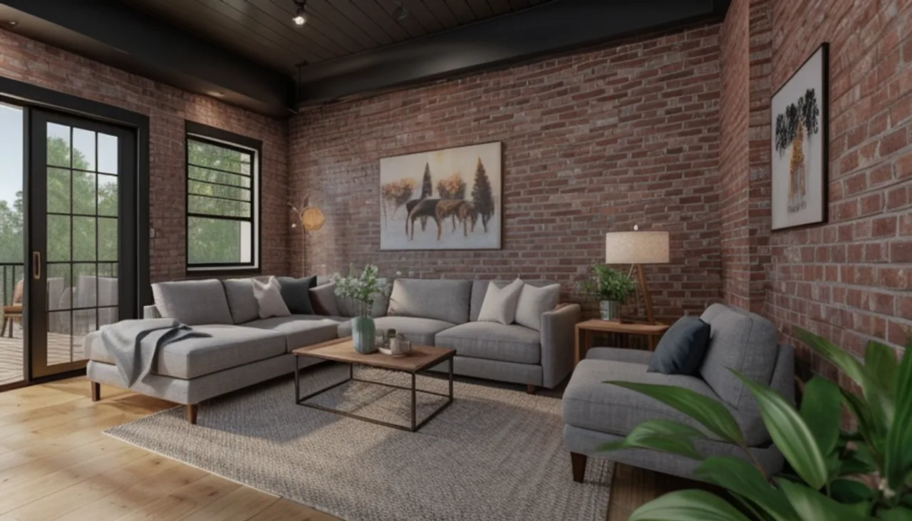 Rendimension concept render of a real estate listing in Charlotte, NC, transitional craftsman style.