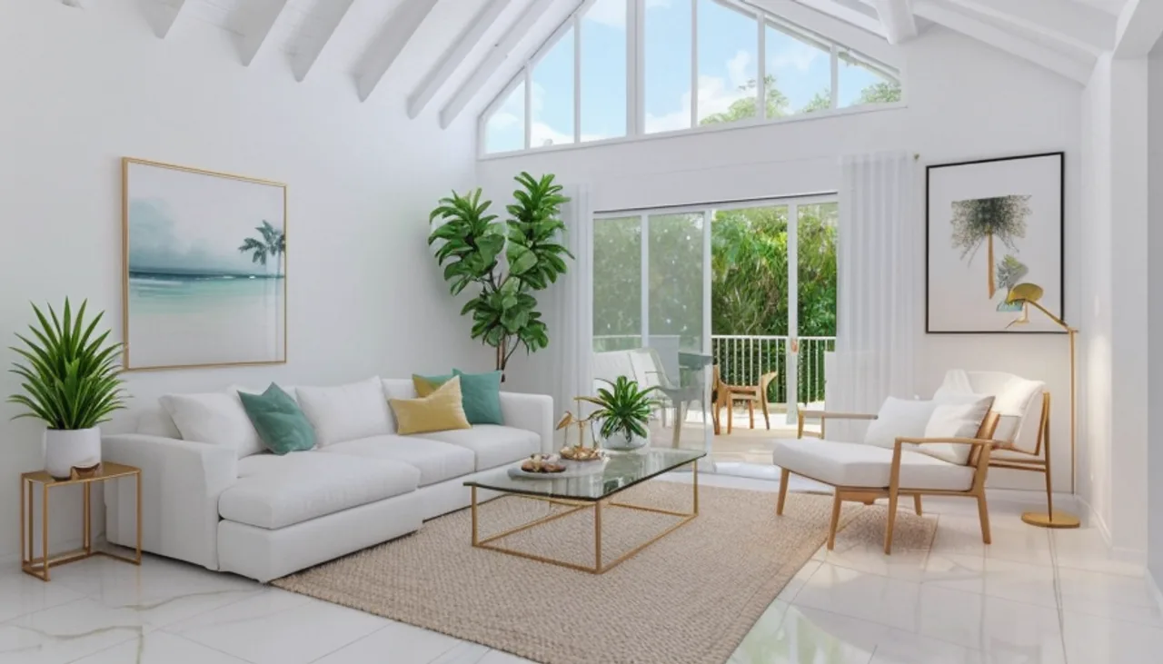 Rendimension concept render of a real estate listing in Fort Lauderdale, FL, coastal contemporary style.