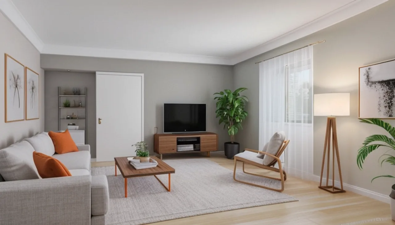 Rendimension concept render of a real estate listing in Orange County, CA, modern California style.