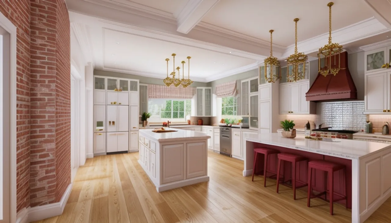 Rendimension concept render of a whole-home remodel in Buckhead, GA, traditional estate style.