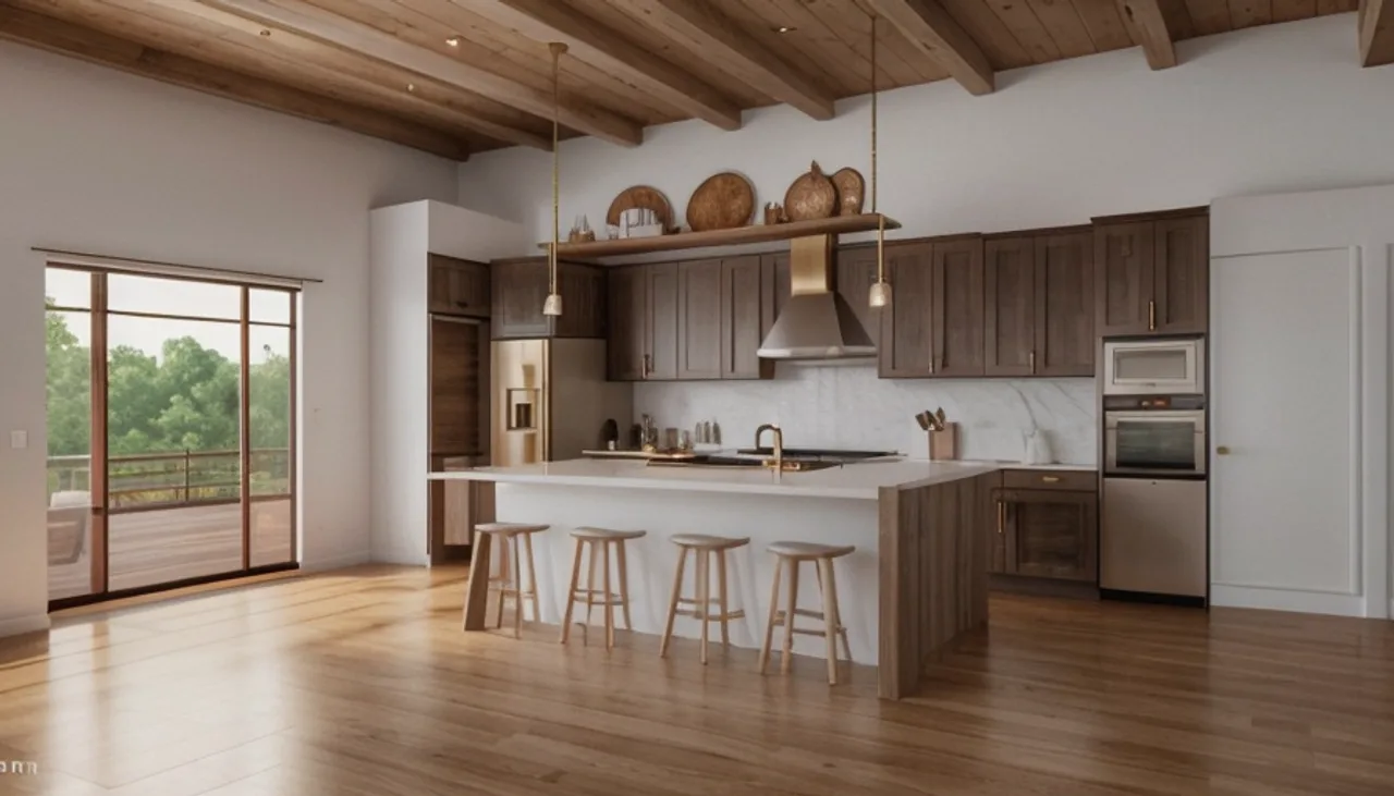 Rendimension concept render of a whole-home remodel in Nolensville, TN, transitional farmhouse style.