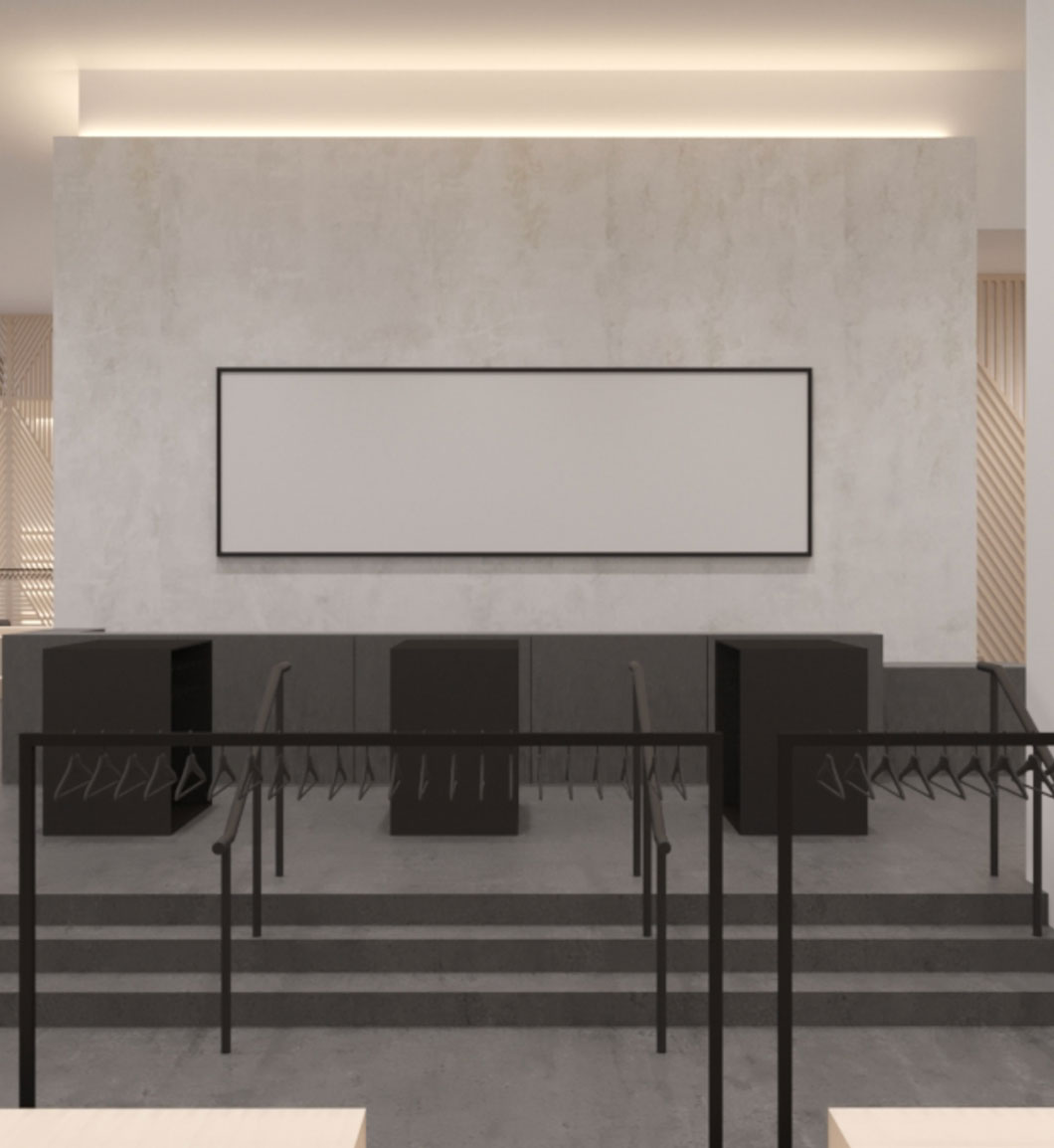 Alo Retail — interior render