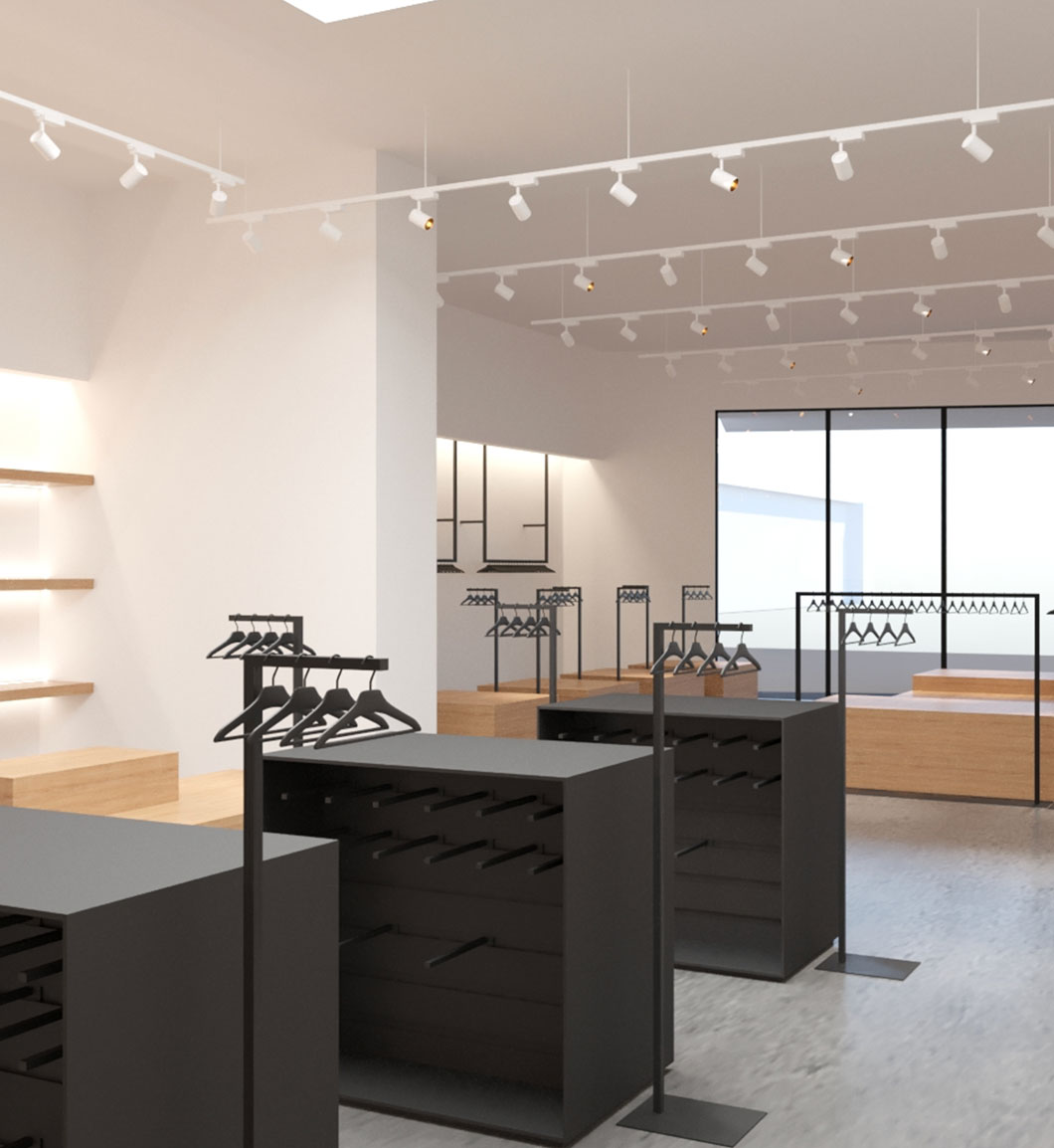 Alo Retail — lifestyle render