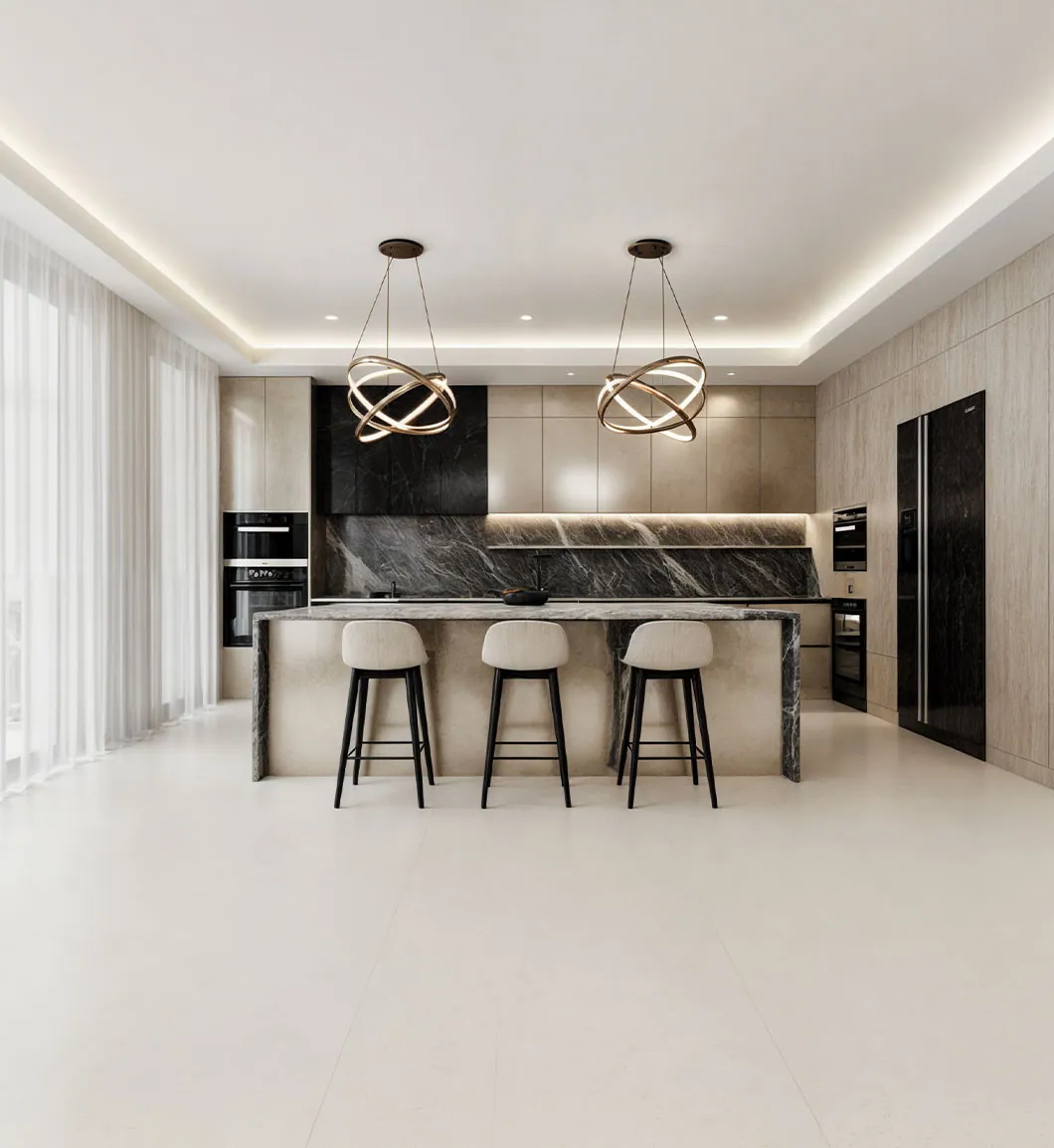 The Luminary West Hollywood bathroom rendering