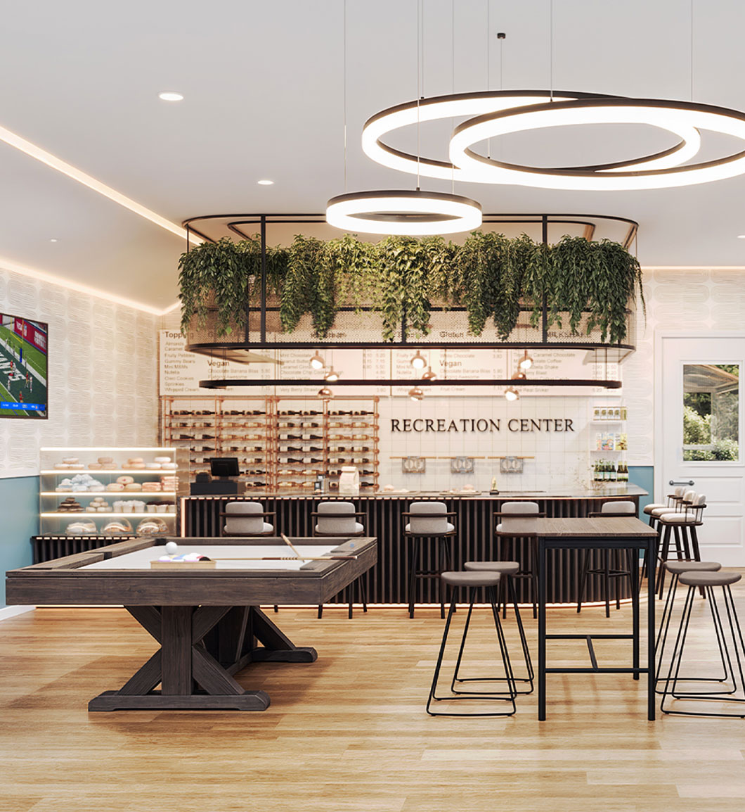 North Fork RV Resort — interior render
