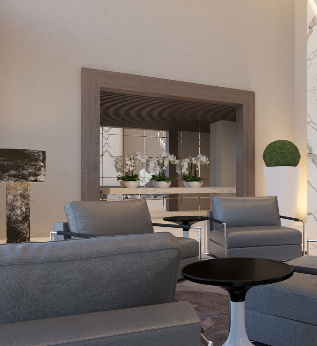 Brickell High-Rise — interior render