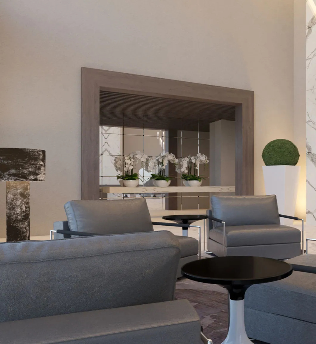 Brickell High-Rise — interior render