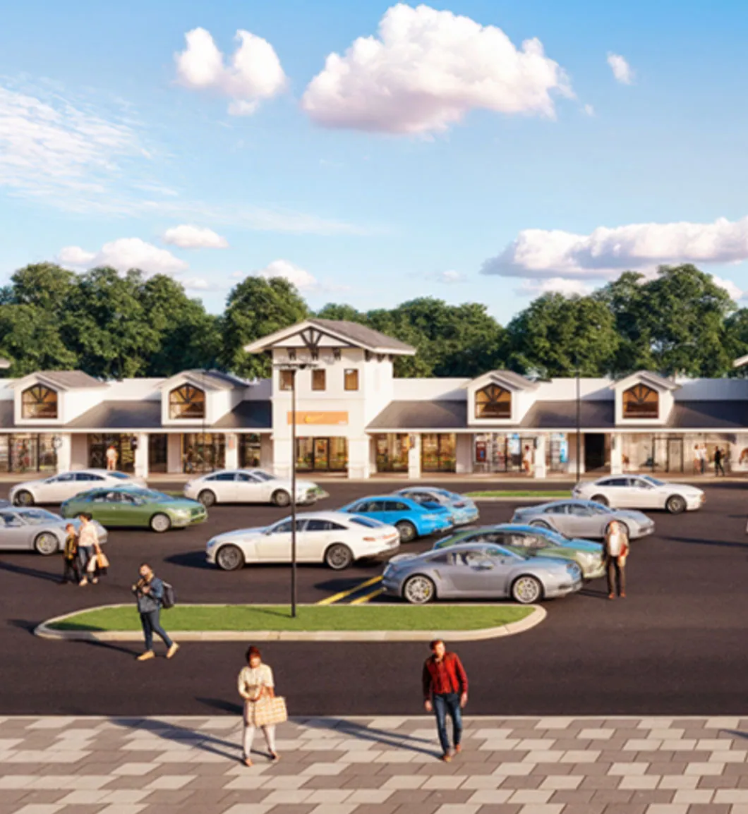 Highway Gateway Plaza Retail Repositioning Rendering — render 2