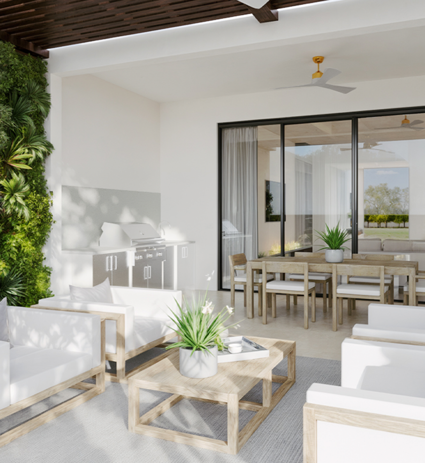 Sea Breeze Residence Coastal Renovation Rendering, Boynton — render 4