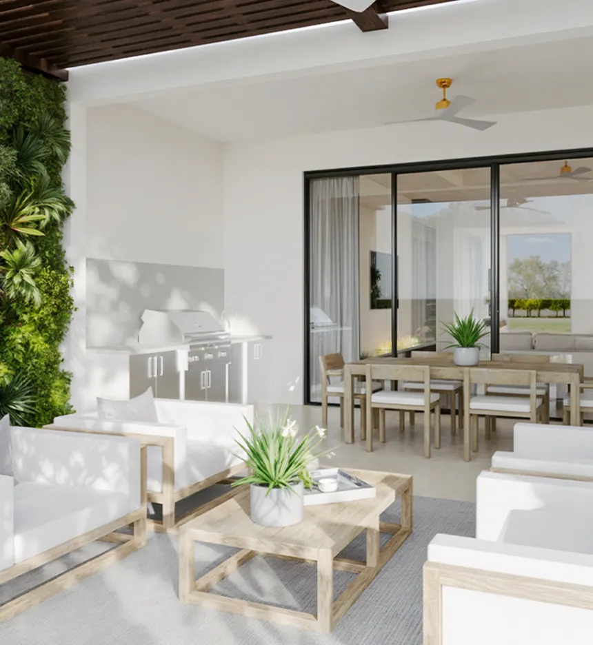 Sea Breeze Residence Coastal Renovation Rendering, Boynton — render 4