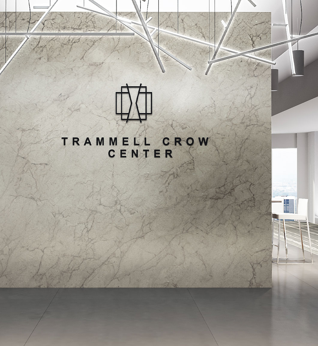 Tramell Crow Center — detail render