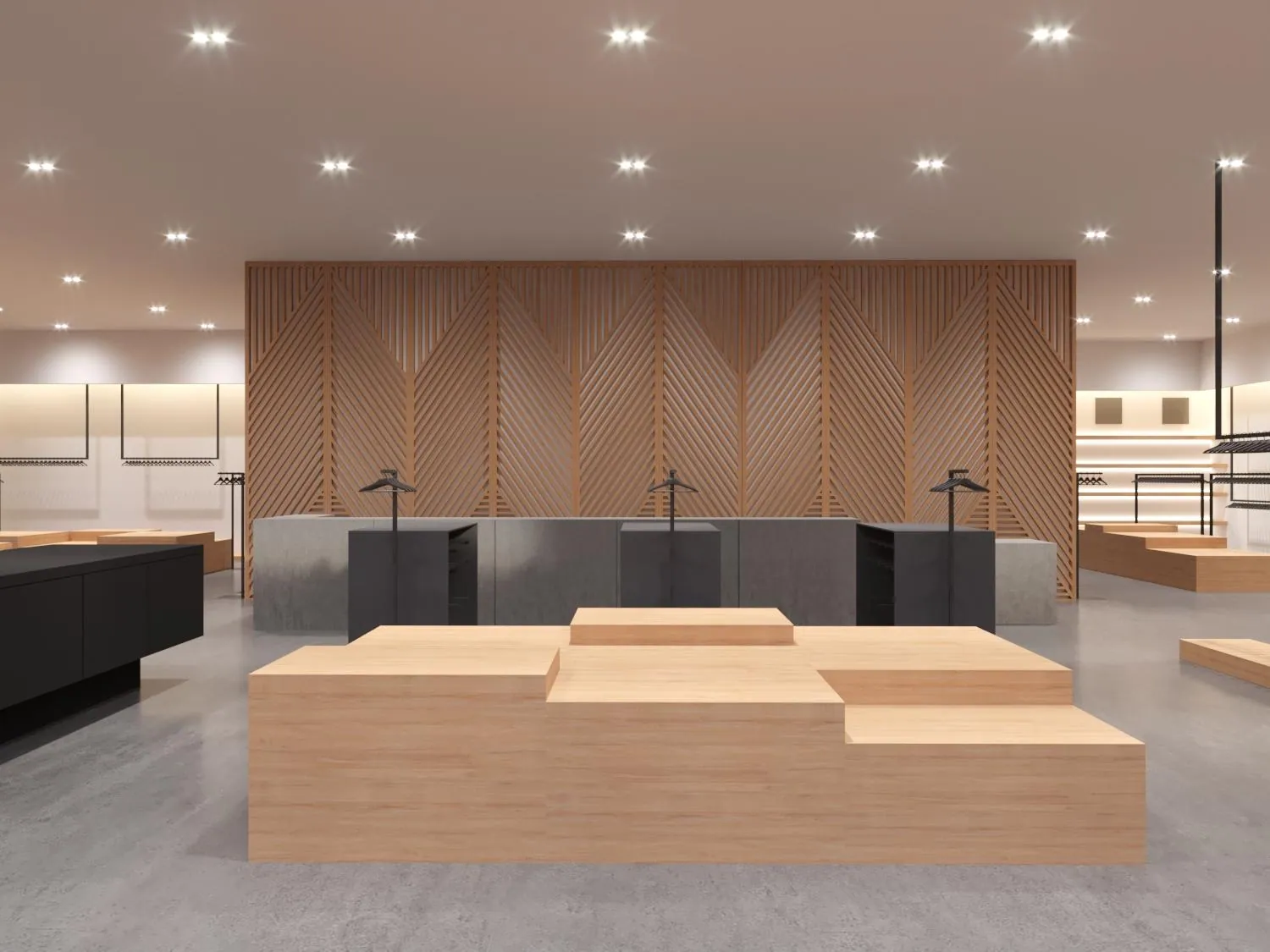 Alo Yoga store rendering by Rendimension