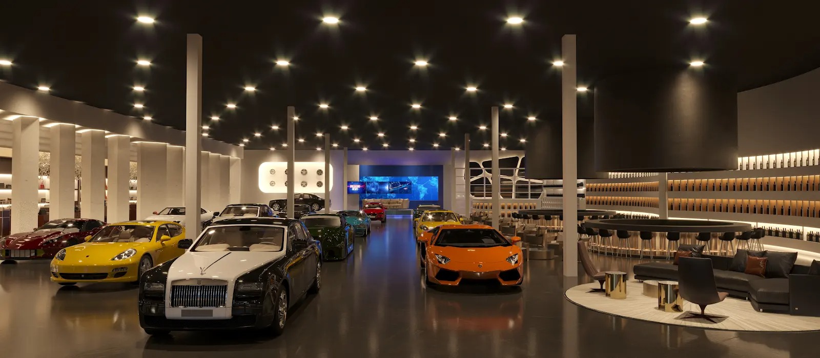 House of Speed 3D renders investor pitch