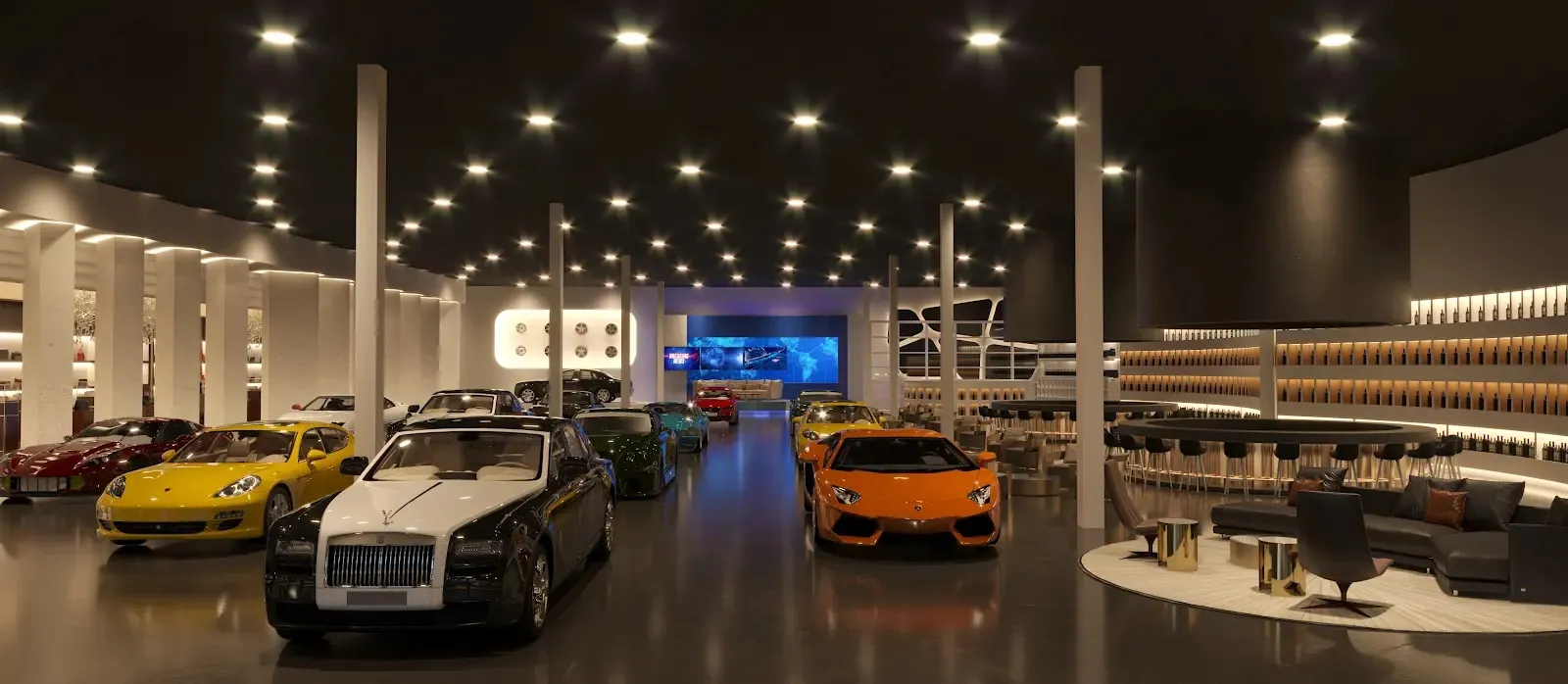 House of Speed 3D renders investor pitch