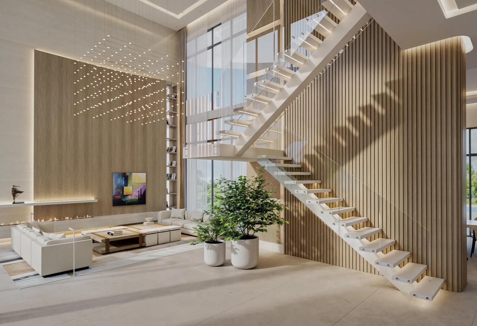 Southwest Ranches Luxury Home Rendering — render 4