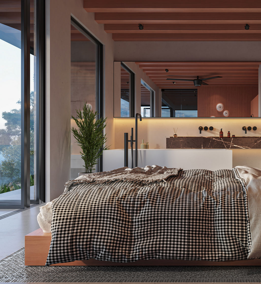 Immersive 3D visualization of a futuristic cityscape.